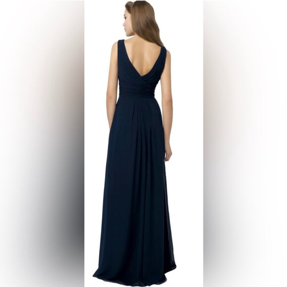 Bill Levkoff Bridesmaid Dress #768 in Navy Size 0 - Picture 2 of 6